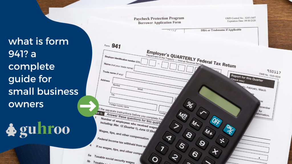 Kfo 941 What Is Form 941? 2026 Guide for Small Businesses | guHRoo